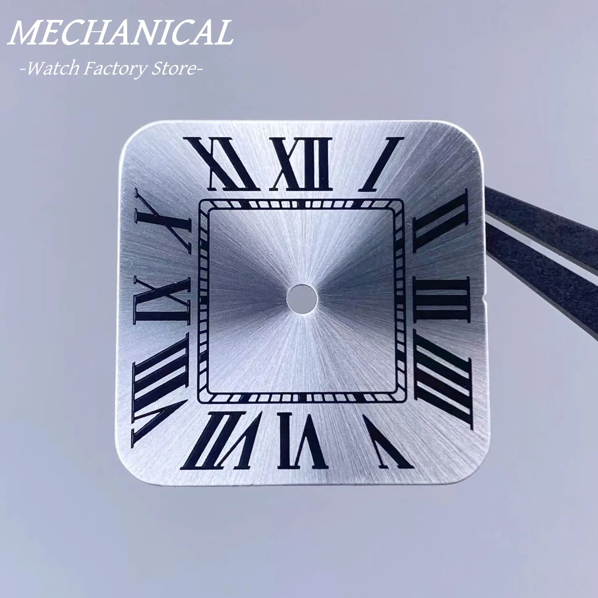 27MM Square Dial with Roman Numerals and Calendar