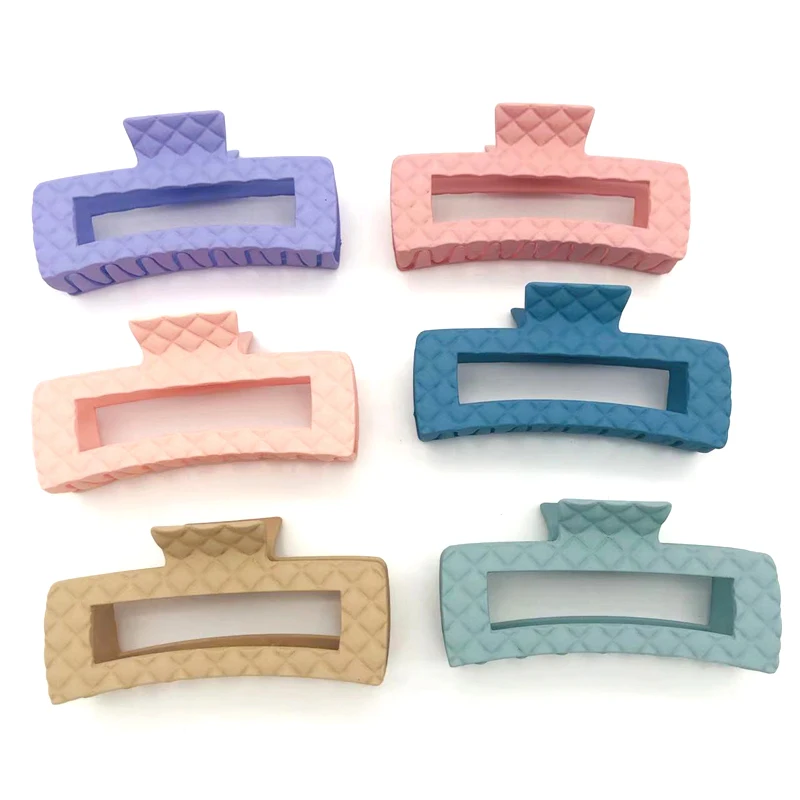 

Новинка 2023, модная большая заколка для волос в клетку, корейские заколки для волос в виде акулы-краба для девочек, женские аксессуары для волос, летняя шпилька для волос с допамином