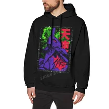 

Japan anime Evangelion Mecha Eva Hoodie Sweatshirts Harajuku Creativity Street clothes 100% Cotton Streetwear Hoodies