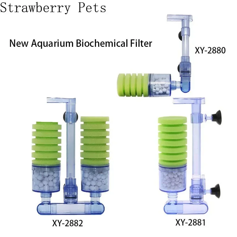 Aquarium Filter Aquarium Filter for Aquarium Fish Tank Air Pump Skimmer Biochemical Sponge Filter Bio Filtro Aquario Practical