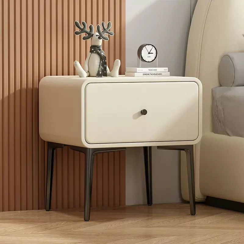 

Narrow Minimalist Nightstand Nordic Organzizer Floor Storage Bedside Cupboard Bedroom Moveable Tables De Nuit Korean Furniture