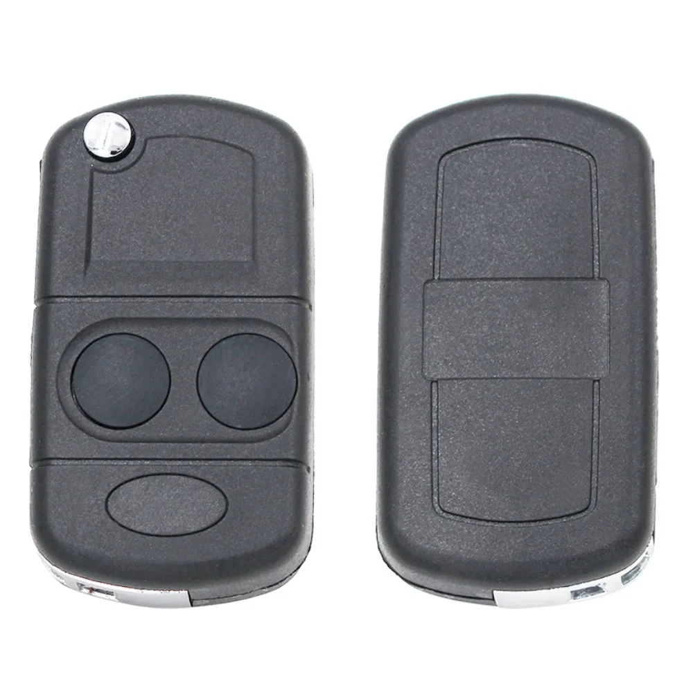 2B Folding Remote Key Shell Case For Land Rover Defender Discovery Freelander Rover 100 200 25 400 45 MG TF ZR ZS Lucas key case car key shell key cover folding car key shell fob cover Ecusells