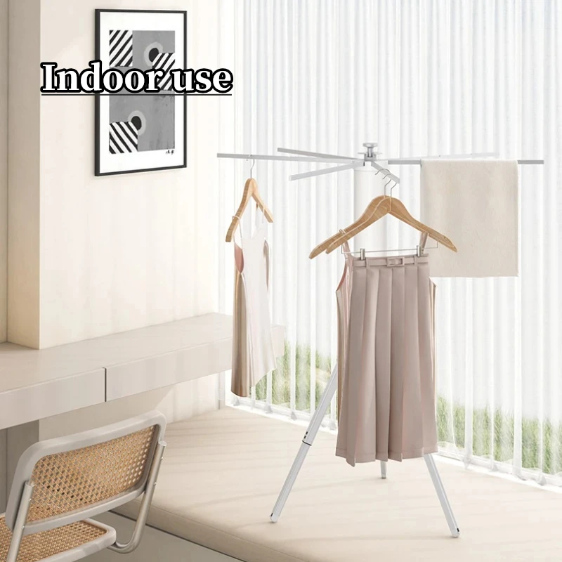 Clothes Drying Rack, Foldable 2-Level Free-Standing Laundry Stand