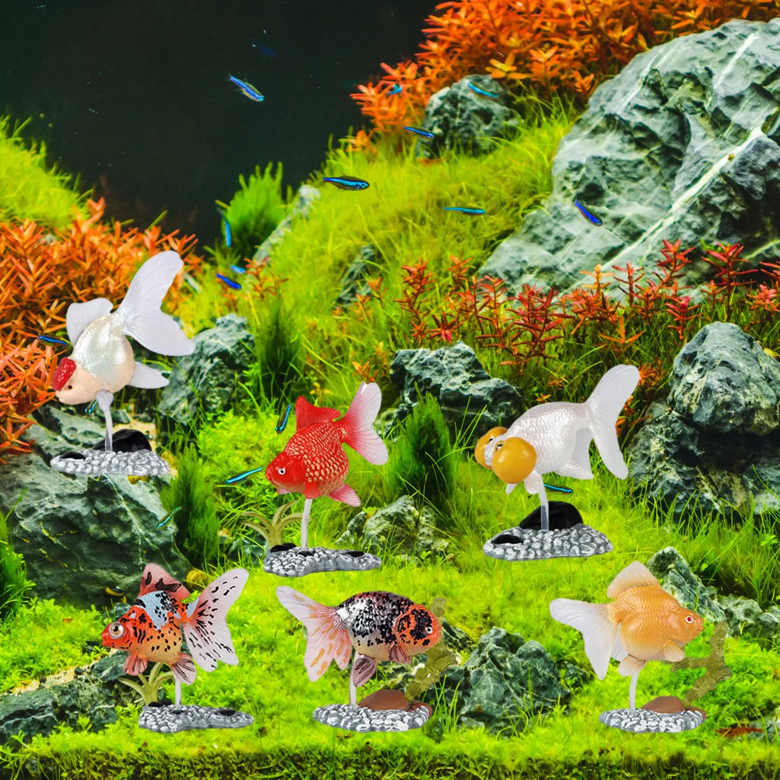Aquarium Rockery Hideaway Aquatic Caves Multifunctionele Brug Ornament Aquariumdecoratie voor Tafel/Bureau Decoratief - hoogwaardig product