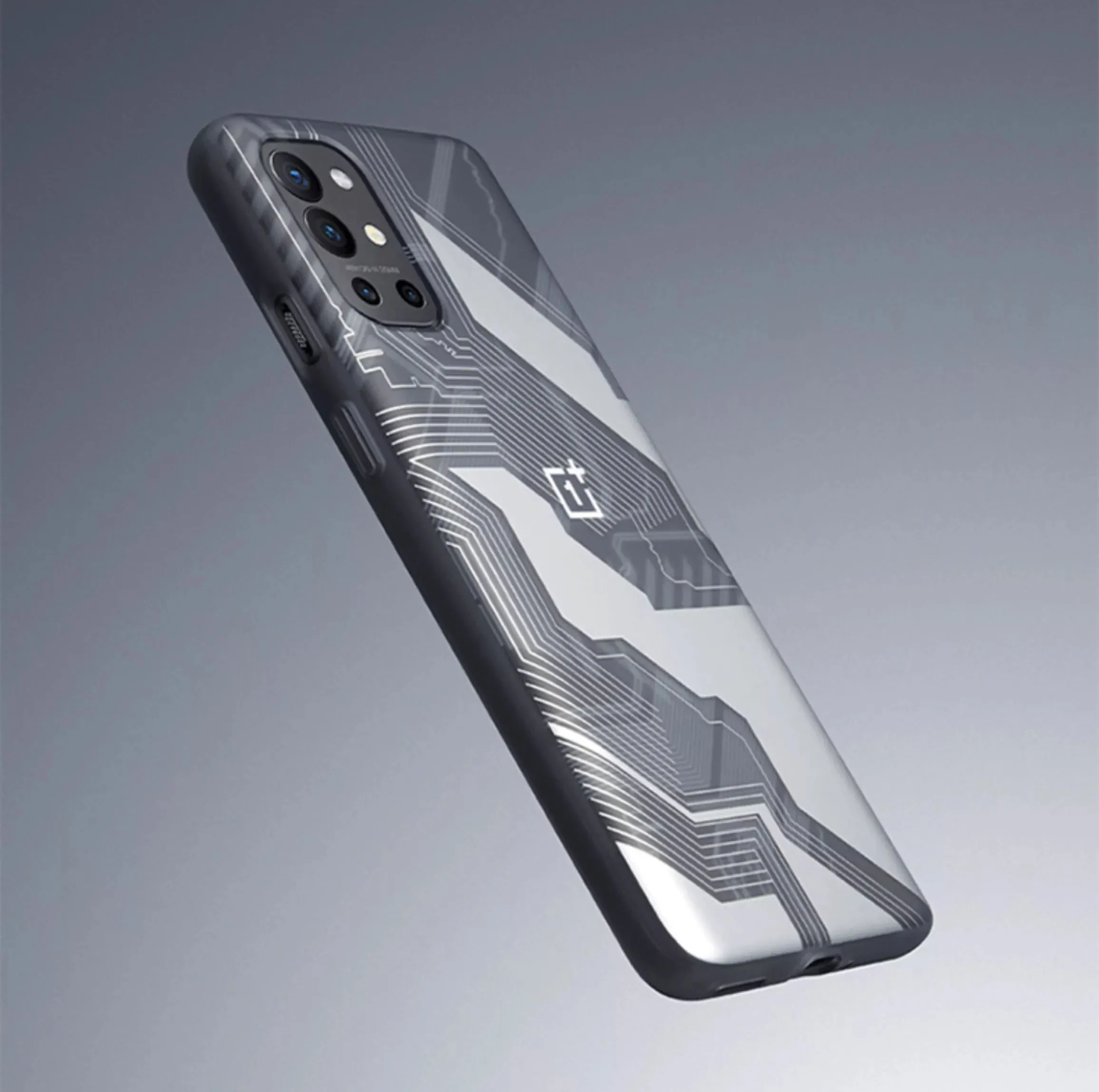 Phone Protective Case Original Oneplus 9R Protective Case Sandstone Black Magnetic Circuit Hard shell Official Protective Cover For Oneplus 9R
