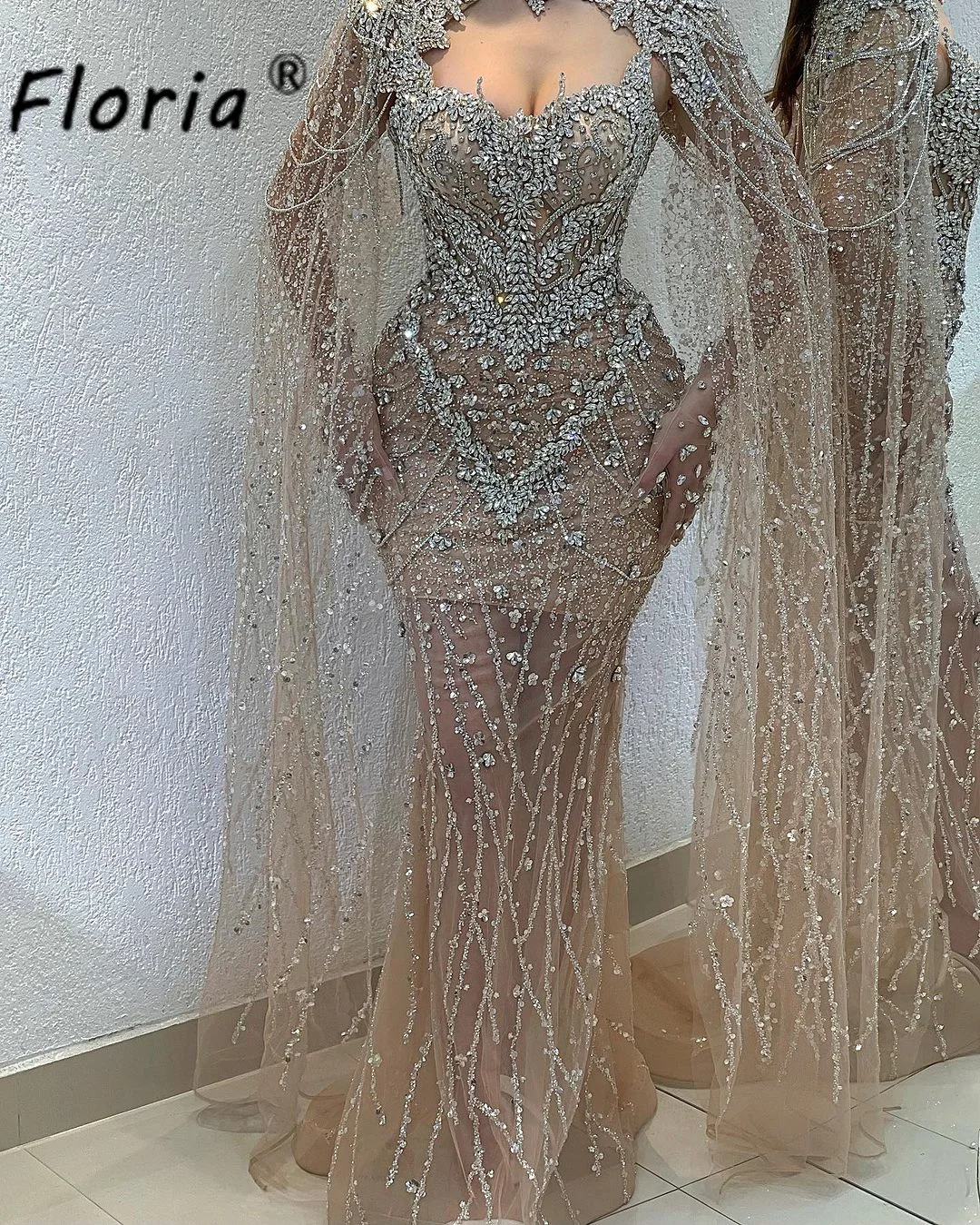 neue-luxus-kristall-perlen-dubai-meerjungfrau-abendkleider-couture