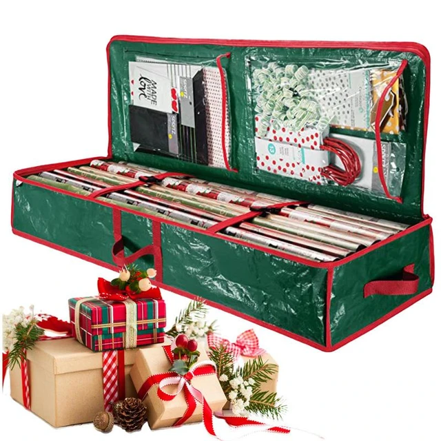 Christmas Wrapping Paper Organizer
