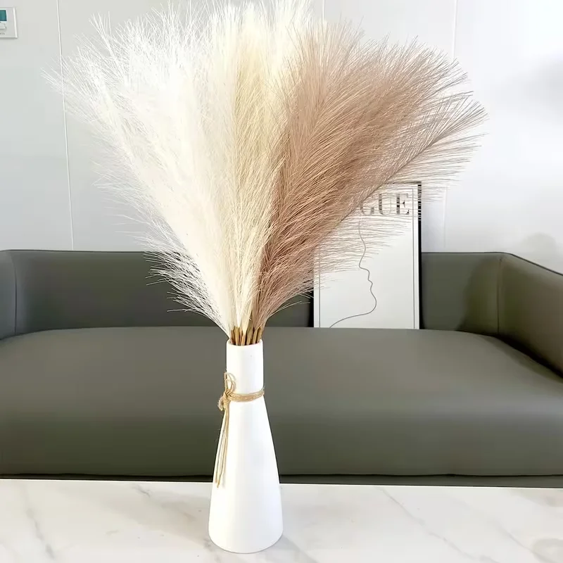 Pampas Grass Decoration Set | Lush & Realistic Faux Plants | Chic Bohemian Home Accents