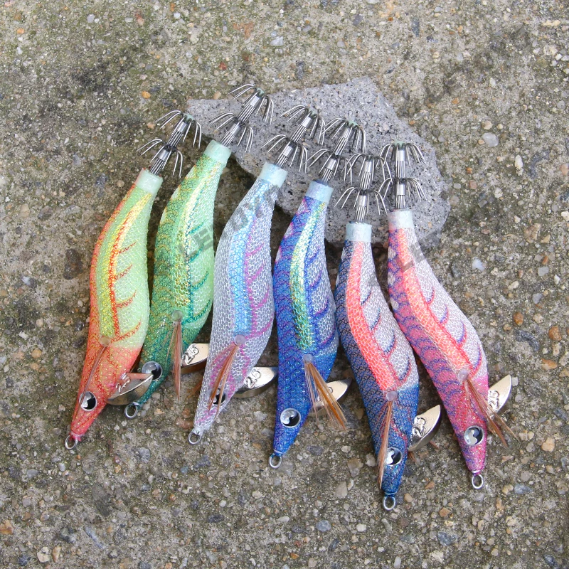 LETOYO 2024 luminous EGI for searching fishing 2.5# 3.0# 3.5# fishing lure Squid jig High sensitivity Artificial Cuttlefish bait