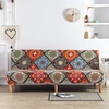 2024 new style folding sofa bed cover sofa covers spandex stretchdouble seat cover slipcovers for living room geometric print 5