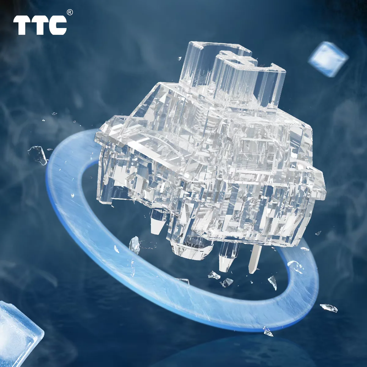 High Transparency Pre-Lubed Dust-Proof Linear Mechanical Keyboard Switch