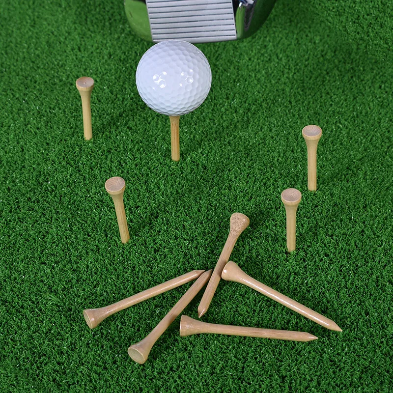 Description Picture 5 of item50PCS Bamboo Wooden Golf Tees Specialized Training Golf Balls Holder 42mm/ 54mm/ 70mm/ 83mm