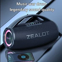 ZEALOT S97 80W Wireless speaker, Outdoor Portable Subwoofer Speaker, Hifi Sound quality,Dual Pairing, Fast Charging,16000mAh. 1