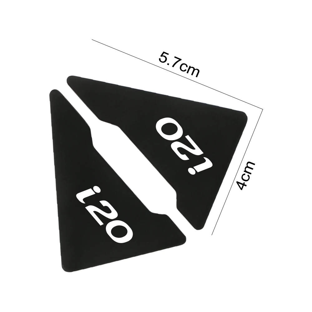 2PCS Car Front Door Corner Protective Cover Bumper Hyundai I20 Sportz Elite Asta 2015 IB N Line Usata Auto Accessories car door corner cover car bumper trim