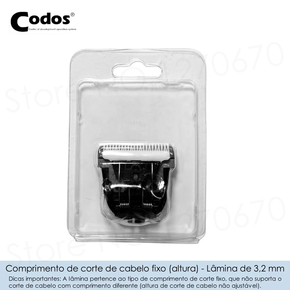 Original Codos CP9600/CP9200/CP9700 Spare Knives 3.2mm Fixed Haircut Length Professional Pet Clipper Trimmer Blade Spare Head