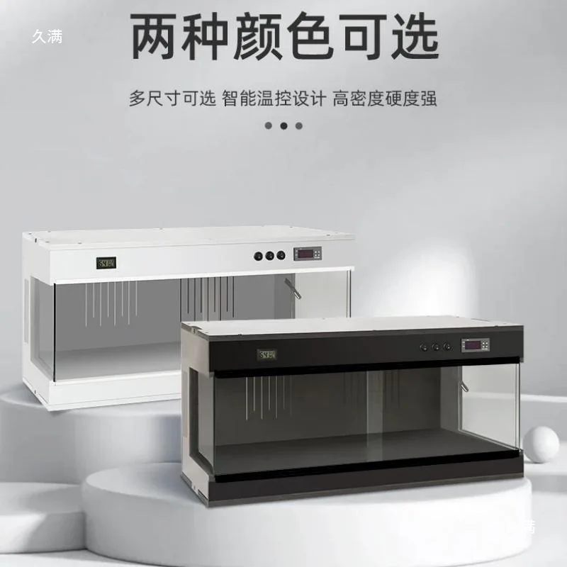 PVC 파충류 등반용 애완동물 상자, 일정 온도 유지 도마뱀 거북이 거미 뱀 애완동물 고슴도치 사육장 파노라마 인큐베이터