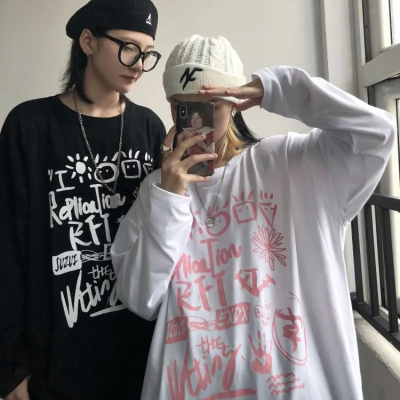 

Женская футболка с длинным рукавом, в стиле K-POP