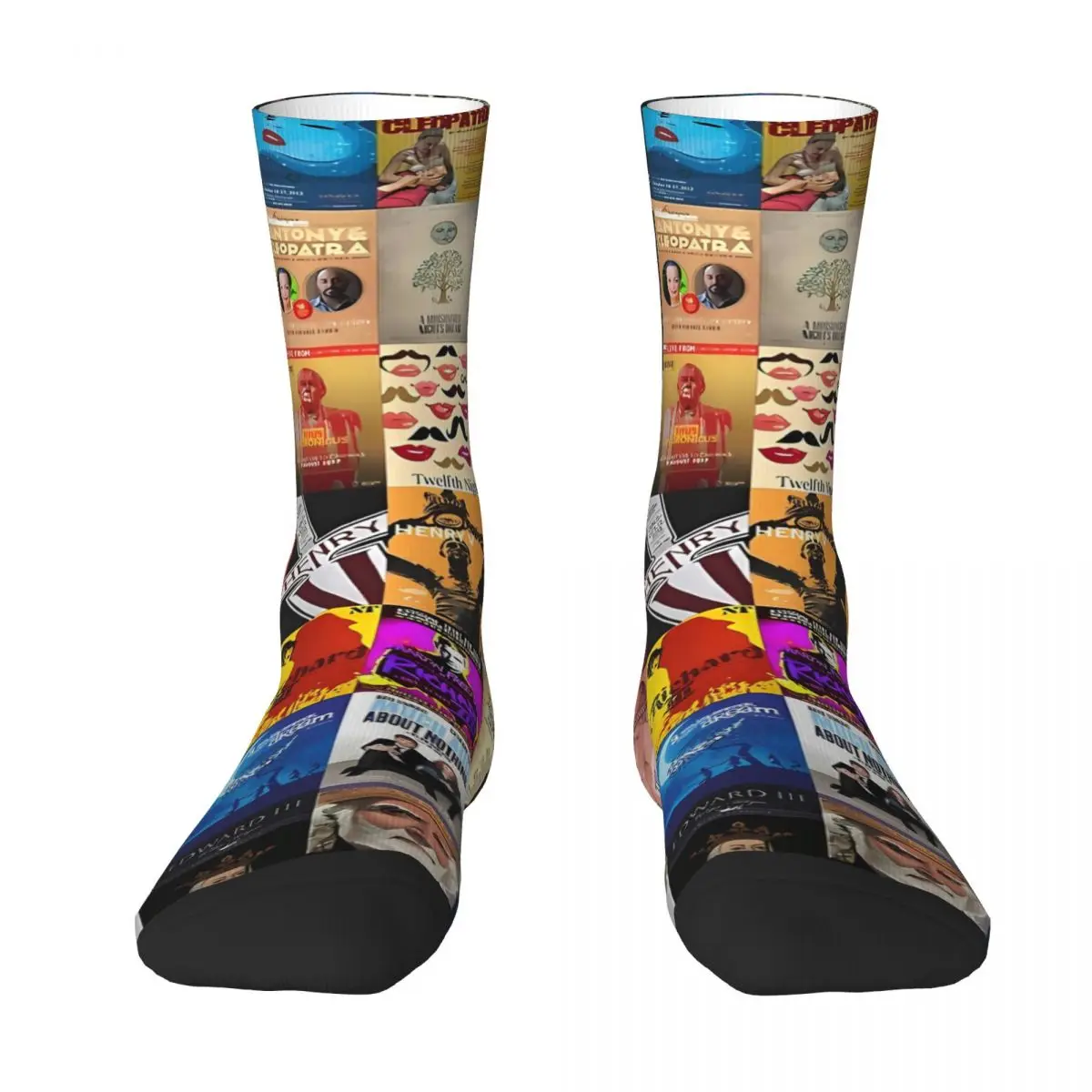 

Shakespeare Plays Sock Socks Men Women Polyester Stockings Customizable Funny