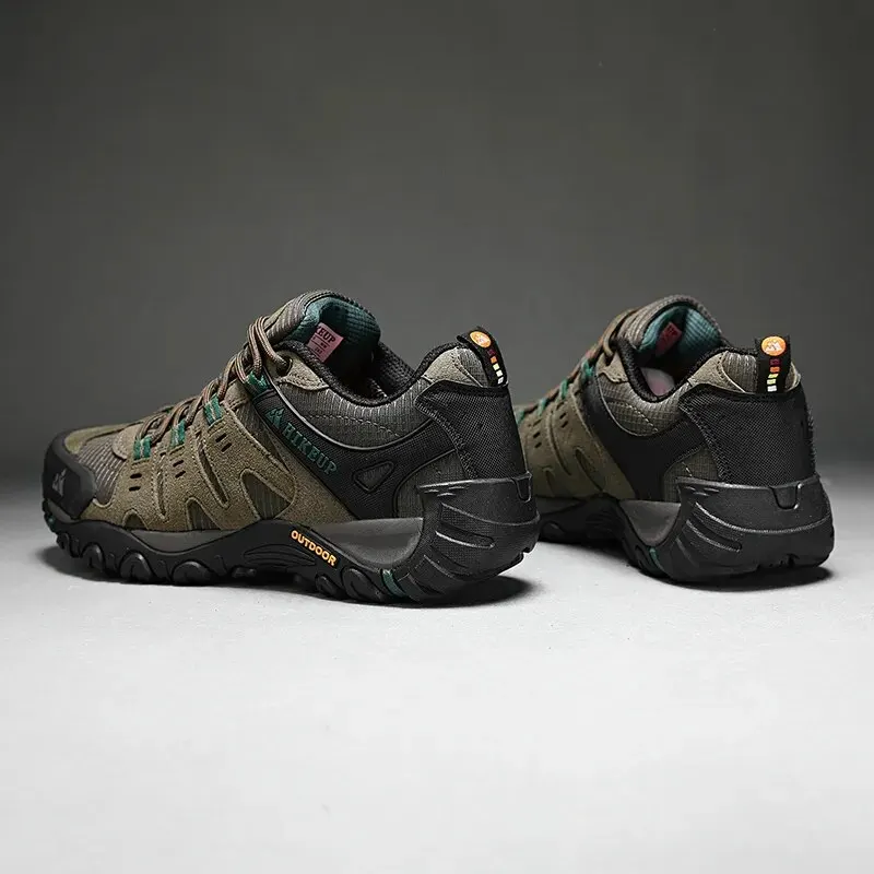 Hikeup herren wanderschuhe wildleder outdoor schuhe verschleiß feste männer trekking wander jagd taktische turnschuhe – Detail 20