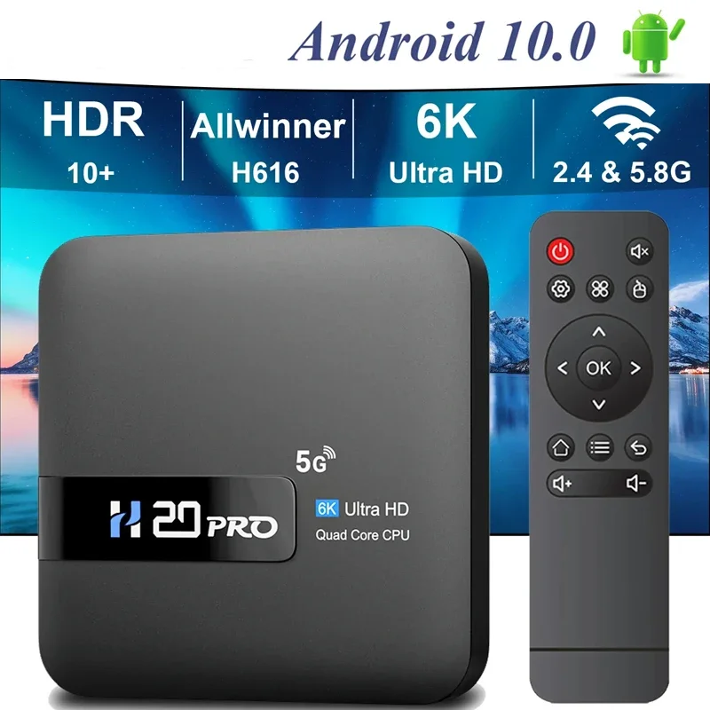 For Xiaomi New Android 10 TV BOX RK3228A Dual Wifi Quad Core Support 1080P Video 4K HD Voice Assistant Media Player Set Top Box h96 max rk3528 android 13 quad core support 8k video wifi6 bt5 0 2 4gb ram 32 64gb rom media player android tv box