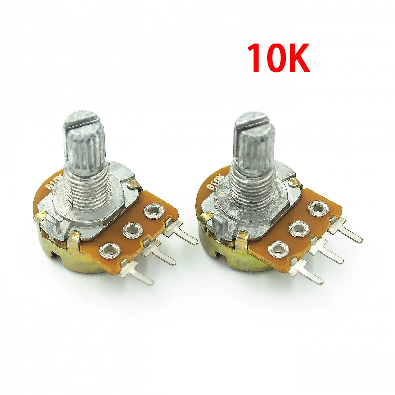 Potentiometer Kit Linear Potentiometer Adjustable Resistor Electronic Components 5pcs WH148 Linear Potentiometer 15mm Shaft Nuts Washers 3pin B1K-B1M