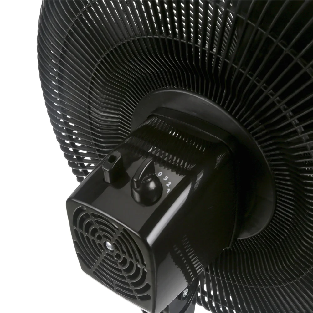 Lasko-Ventilador de pedestal oscilante ajustável, preto, 3 velocidades, S16500, 16