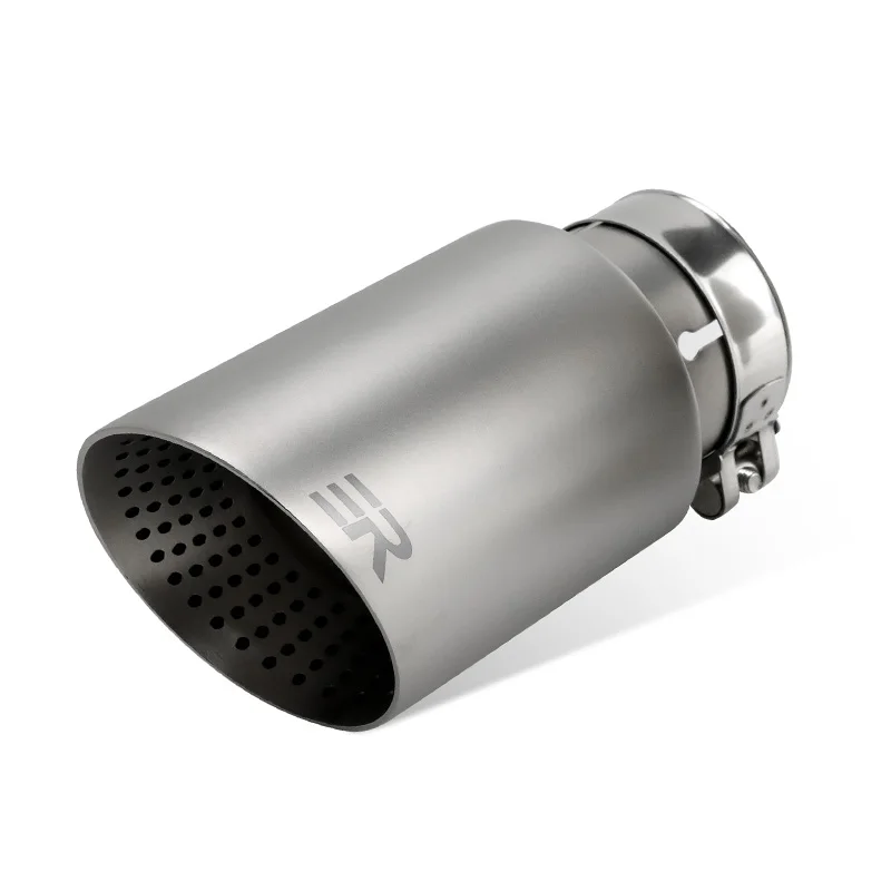 ER Exhaust Tips Matte Stainless Steel Car Exhaust Muffler Tips Tail pipe System tail Pipe Nozzle for muffler