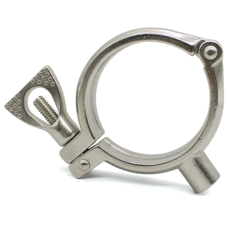 Sizes 12-102mm 304 Stainless Pipe Clamp Clip Support bracket with Base Plate 