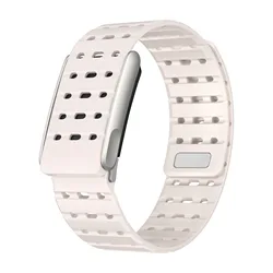 Enhanced Fitness Tracker Wristband - SportFlex Magnetic, Breathable, Waterproof - 22mm (Starlight color)