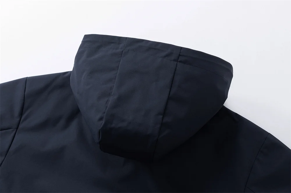 Windproof Waterproof Jacket - Plus Size Workwear Coat With Breathable Zipper Closure