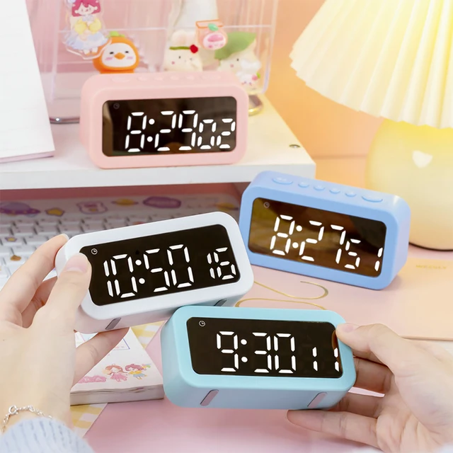 Mini Horloge Numérique LED, Minuterie Électronique Muette Shoe, Minuterie  de Cuisine, Compte à Rebours Étudiant, Décoration de oral et, Cadeau -  AliExpress