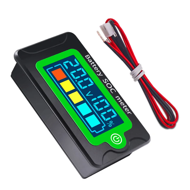 Waterproof Battery Monitor DC 8-100V Tester Volt Capacity Meter Voltmeter Lithium iron phosphate batteries 12V 24V 48V 60V 72V