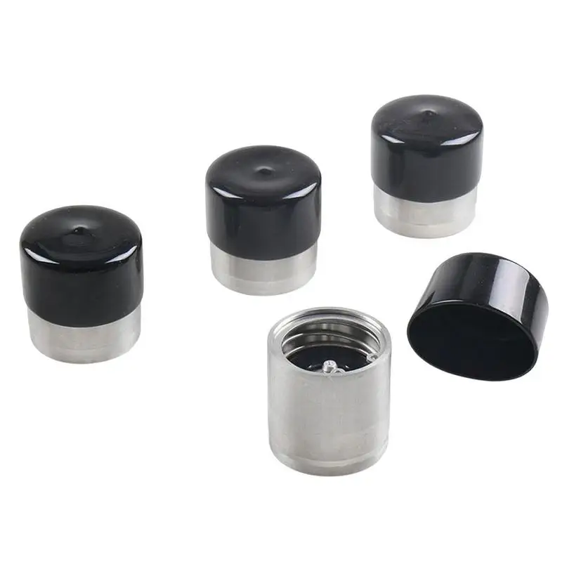 

Wheel Bearing Protectors 4pcs Stainless Steel 1.98inch Diameter Bearings RV Wheel Bearing Protector With Silicone Trailer