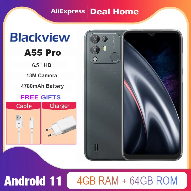 Blackview A55 Pro Smartphone Mobile Phones Camera A55 Pro