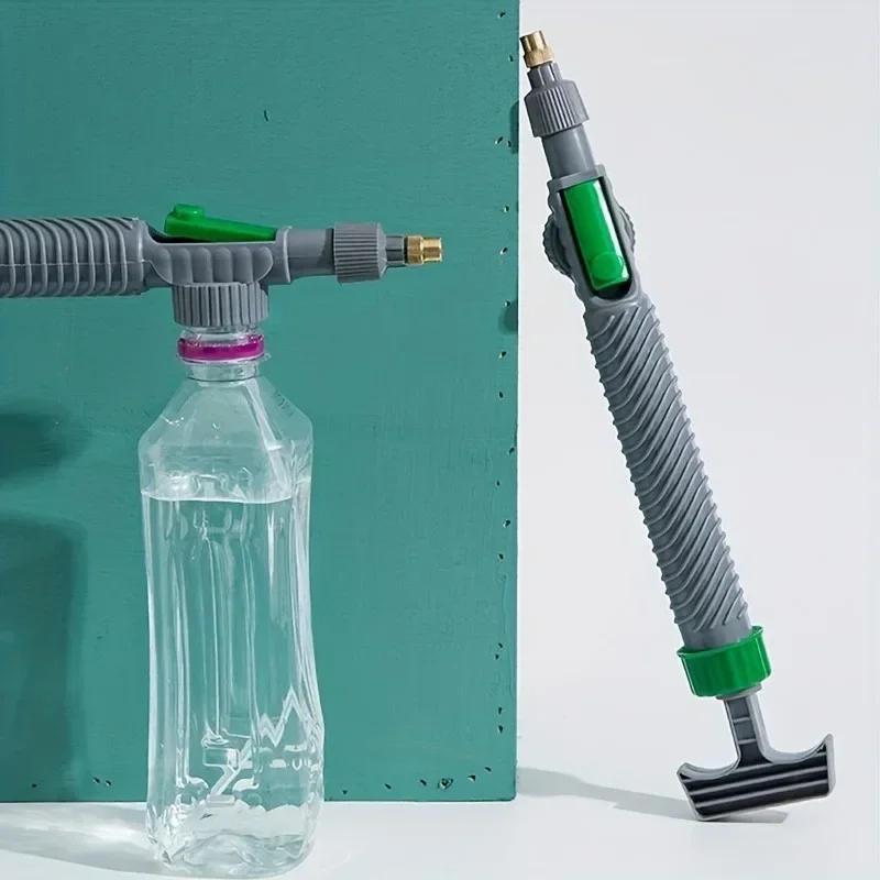 High Pressure Washer Gun Electric Water Spray Gun High Pressure Sprayer 2PCS Gardening Watering Sprayer Beverage Bottle Watering Can High Pressure Manual Pressure Adjustable Spray Head Tool