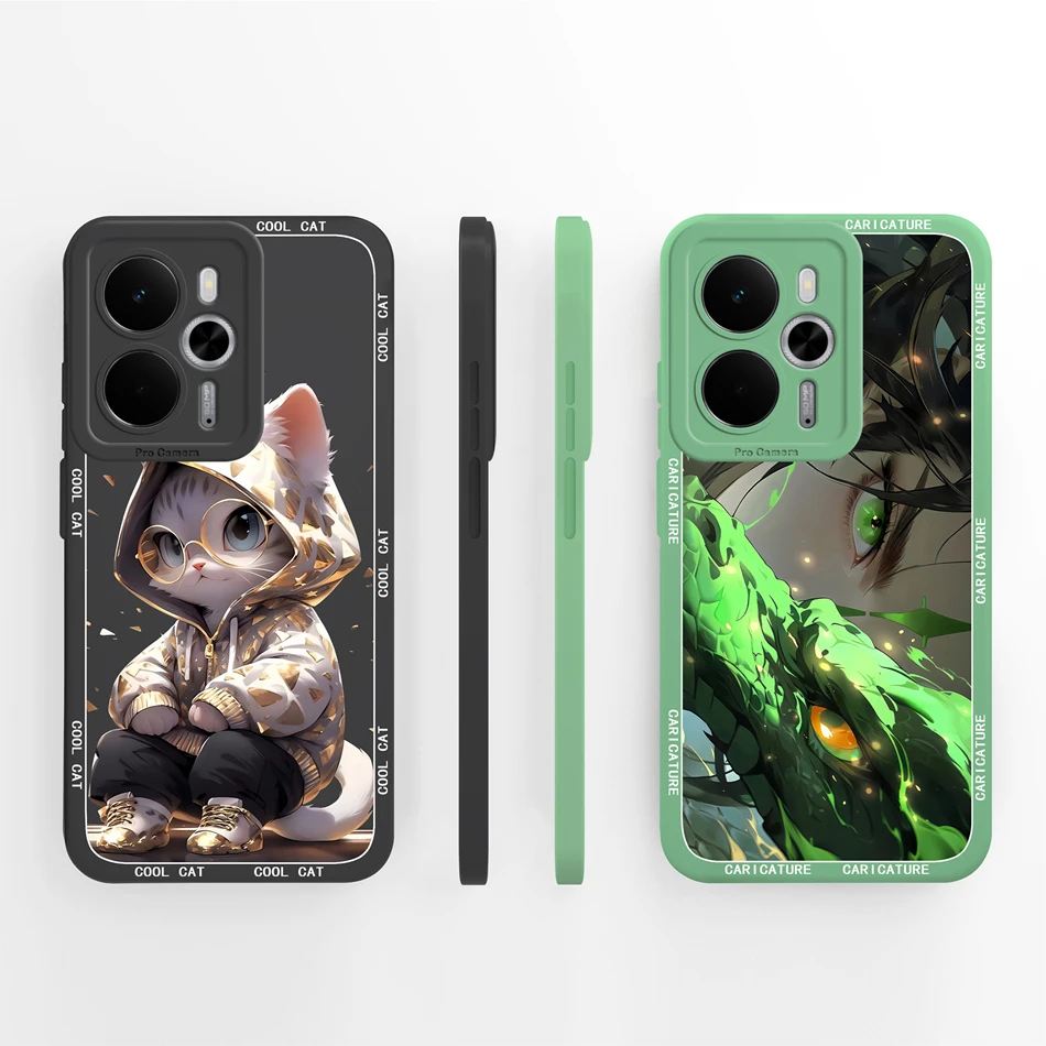 Simple Design Soft Liquid Silicone Shockproof Phone Case