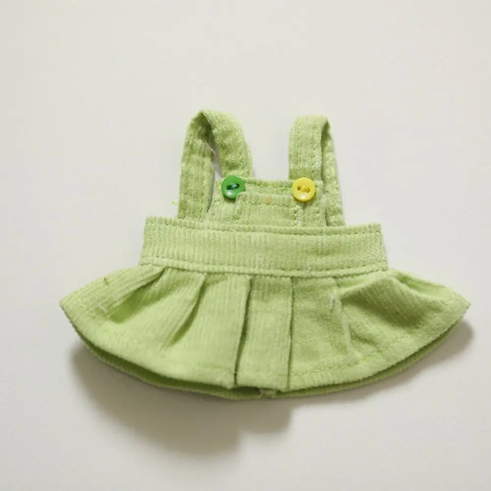 Diy Dress Suspender Dress Clothes Accessories Denim Dress for 12cm Mini Bear Clothes Dress DIY Cute Costume Game