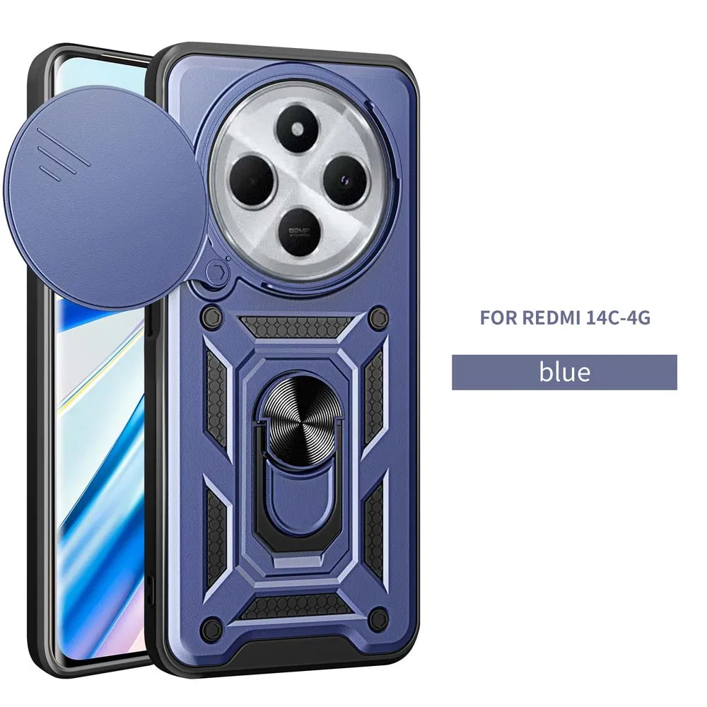 Shockproof Armor Case with Car Holder and Camera Lens Protection