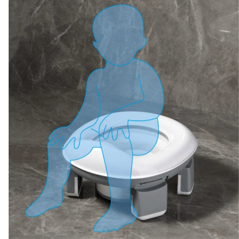 3 in 1 Travel Toilet Seat Foldable Children Potty with Bags Baby Pot Portable Silicone Baby Potty Training Toilet Seat for Kids 3