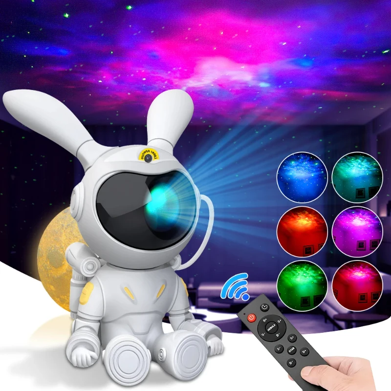

Astronaut Lamp Rabbit Galaxy Star Projector Star Night Light Home Room Decorations Bedroom Decoration Lamps Gift Lamps