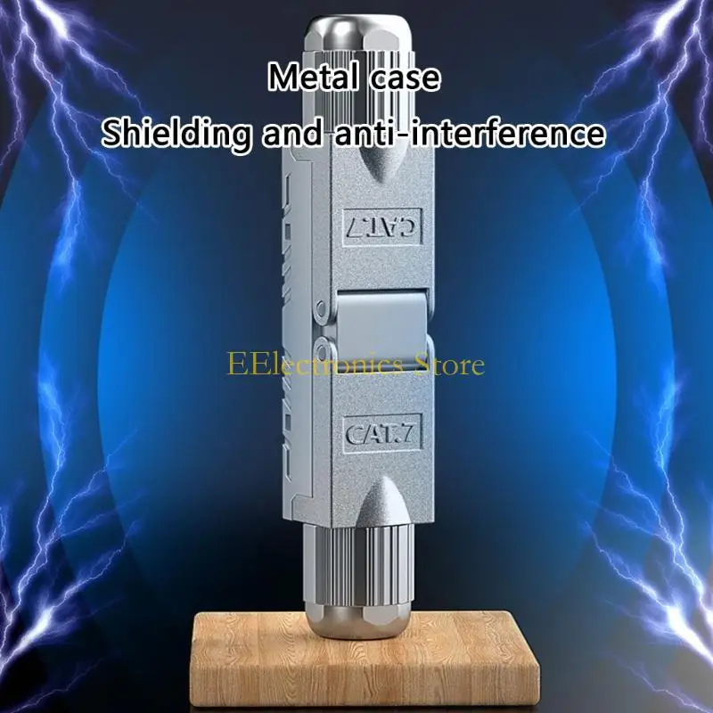 Cat7Cat6A 네트워킹 케이블 플러그 앤 플레이용 B03C RJ45 커플러 차폐 익스텐더