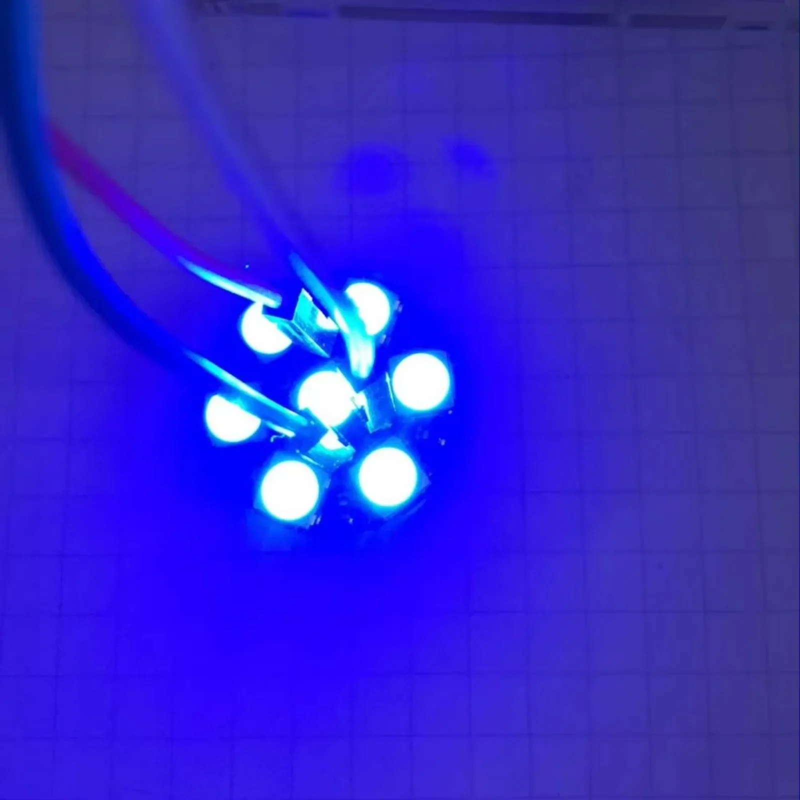 1/5/10PCS WS2812B 5050 RGB LED 링 램프(통합 드라이버 포함) Arduino/Raspberry Pi용 7비트 단일 와이어 제어