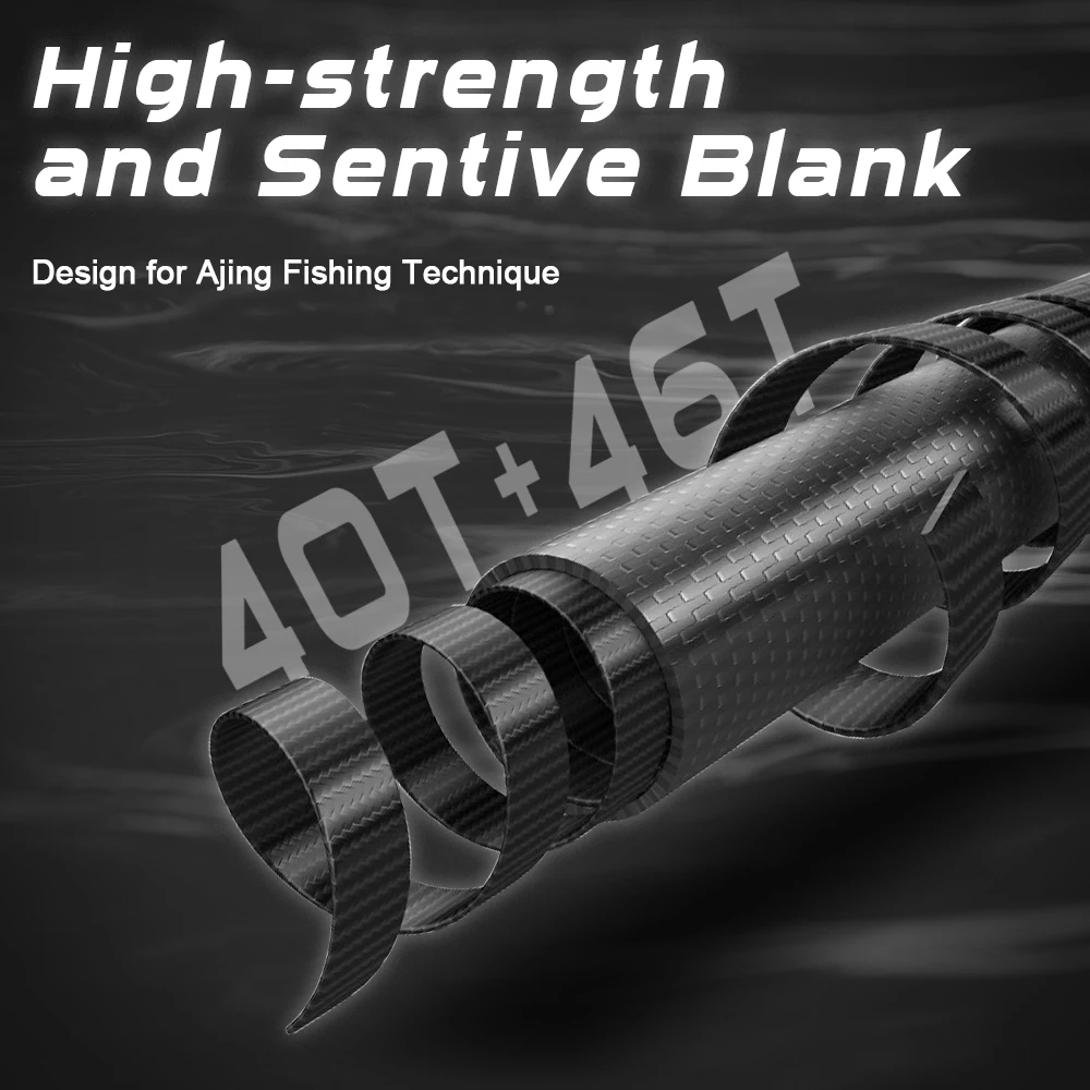 MIFINE MICROBITE Ajing Light Rock Fishing Rod – Fast Action 3