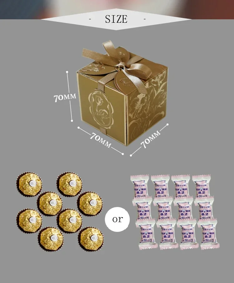 Tulpen-Blumen-Süßigkeitenbox, Geschenkbox aus Karton, Geschenkverpackungsbox, kleine Geschenkbox für Hochzeit, Geburtstag, Babyparty, Partydekoration – Detail 2