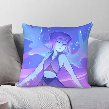 청금석 스티븐 유니버스 사각 베개 케이스, 폴리에스터 린넨 벨벳, 크리에이티브 지퍼 장식 베개 케이스, 홈 쿠션 커버