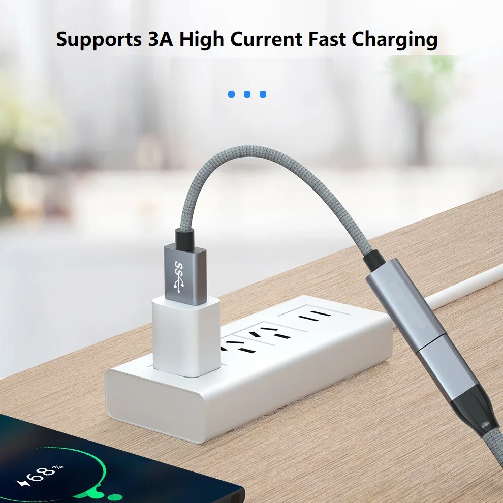USB C Female to USB Male Adapter Type C to A Charger Cable Connector USB-C 3.2 Data Converter For Samsung Google Itel