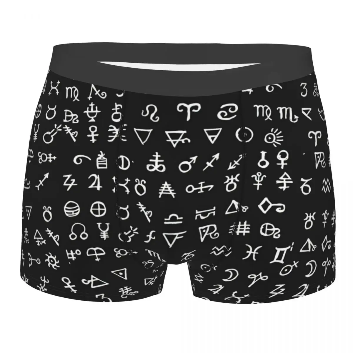 Alchemy Symbols Underpants Breathbale Panties Male Underwear Print Shorts Boxer Briefs