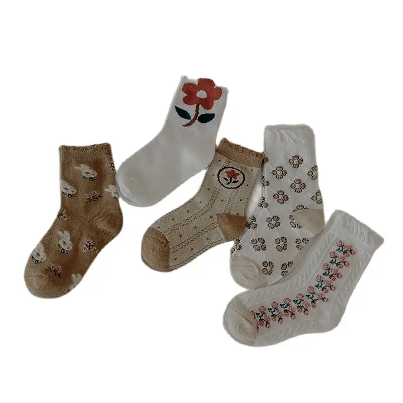 Рисунок 2 - 5 пар, Детские хлопковые носки