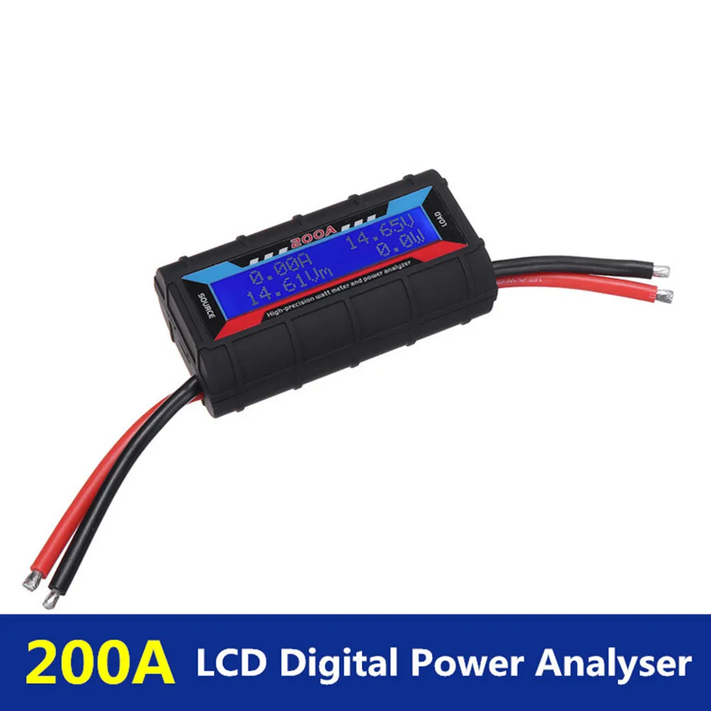 Misuratore Watt Batteria 150A DC &ndash; Monitor Digitale LCD Con Analizzatore Energia Solare