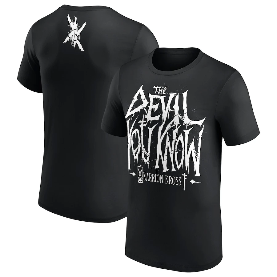 thumbnail image 1 of Camiseta Karrion Kross String Them Up para hombre y mujer, camisetas de algodón de manga corta, camisetas Retro americanas Y2k, Camiseta deportiva, ropa de calle de verano, 1 of 4